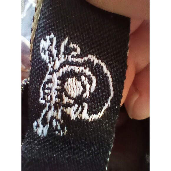 Vtg 90s London Underground Women's Black Boots Combat Chunky Heel  13" Length - Picture 2 of 10